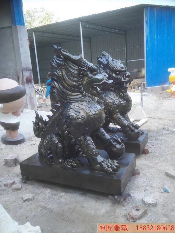 玻璃钢动物雕塑 麒麟雕塑 玻璃钢防铜动物雕塑(2) 玻璃钢动物雕塑 麒麟雕塑 玻璃钢防铜动物雕塑(2)