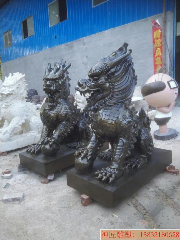 玻璃钢动物雕塑 麒麟雕塑 玻璃钢防铜动物雕塑(4) 玻璃钢动物雕塑 麒麟雕塑 玻璃钢防铜动物雕塑(4)
