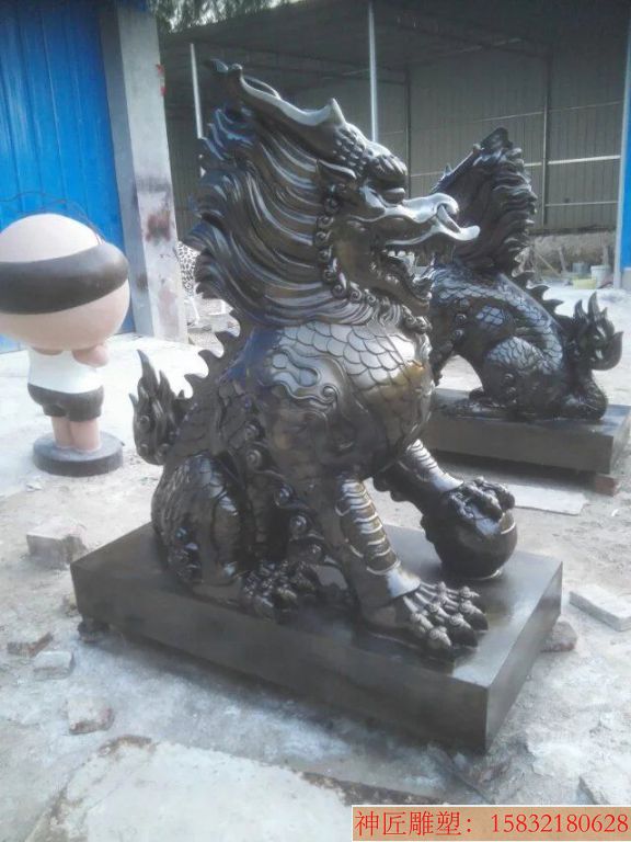 玻璃钢动物雕塑 麒麟雕塑 玻璃钢防铜动物雕塑(9) 玻璃钢动物雕塑 麒麟雕塑 玻璃钢防铜动物雕塑(9)