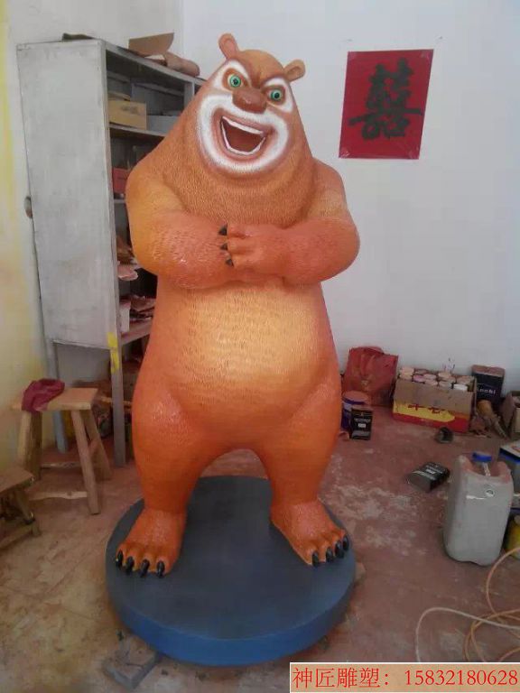 动画明星 熊出没卡通雕塑(3) 动画明星 熊出没卡通雕塑(3)