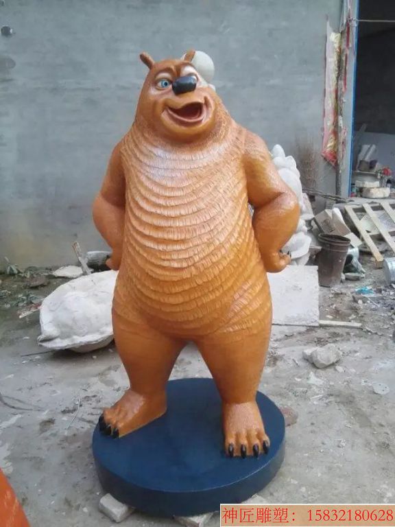 动画明星 熊出没卡通雕塑 动画明星 熊出没卡通雕塑