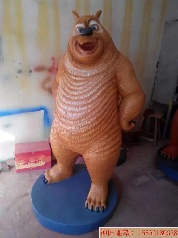 动画明星 熊出没卡通雕塑(5) 动画明星 熊出没卡通雕塑(5)