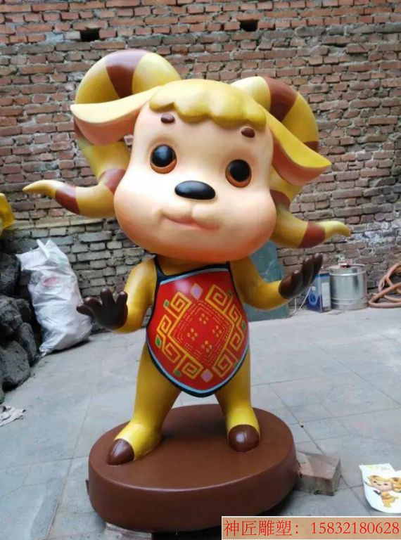 十二生肖卡通雕塑 羊 十二生肖卡通雕塑 羊