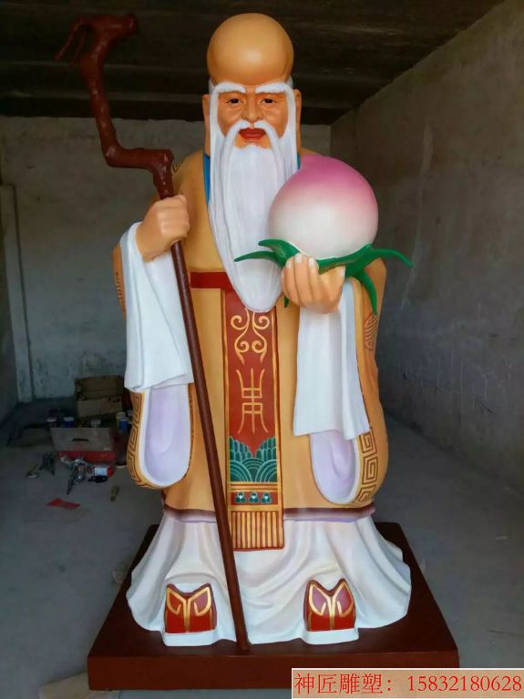 老寿星 玻璃钢佛像 佛像彩绘(2) 老寿星 玻璃钢佛像 佛像彩绘(2)