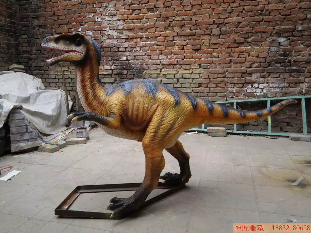 小恐龙雕塑 卡通雕塑 动物卡通雕塑 游乐场摆件（1)