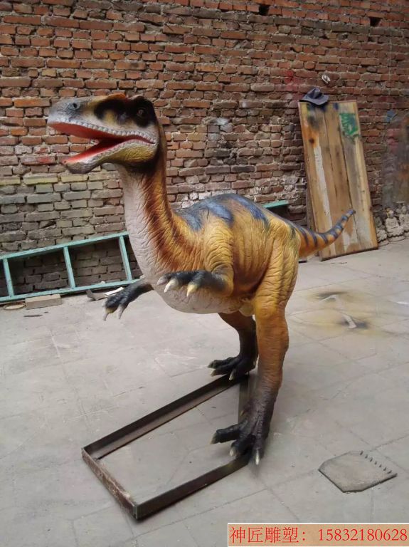 小恐龙雕塑 卡通雕塑 动物卡通雕塑 游乐场摆件(4)