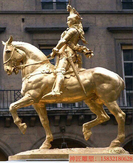 骑马人物铜雕塑 广场铜雕塑