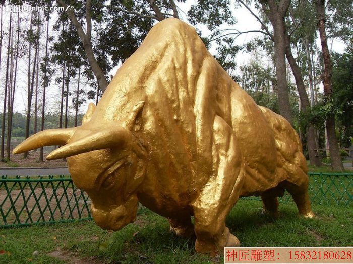 开荒牛制作 动物铜雕塑（1）