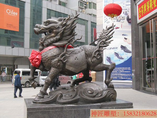 铜麒麟 动物铜雕塑 铜麒麟 动物铜雕塑